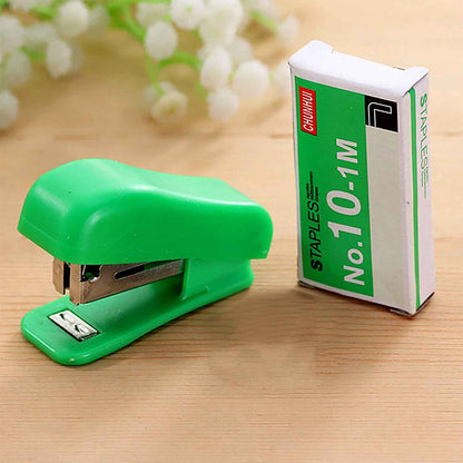 Mini Stapler Set  With Staples  Assorted Colors  No.10 Staplers With Pins (20 Pcs Set)