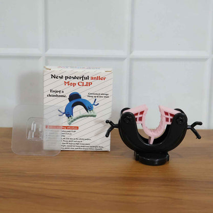 Powerful Antler Style Wall Mounted Mop  Broom Holder (1 Pc)