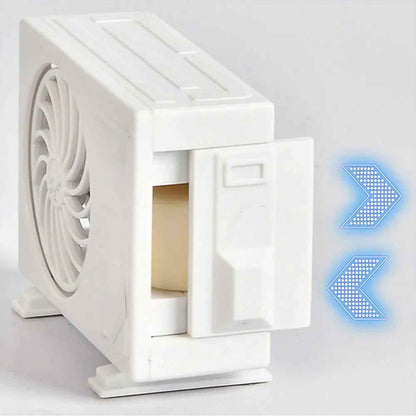 Ac Design Solar-powered Car Air Freshener Built-in Perfume Diffuser For Dashboard And Ac Vent