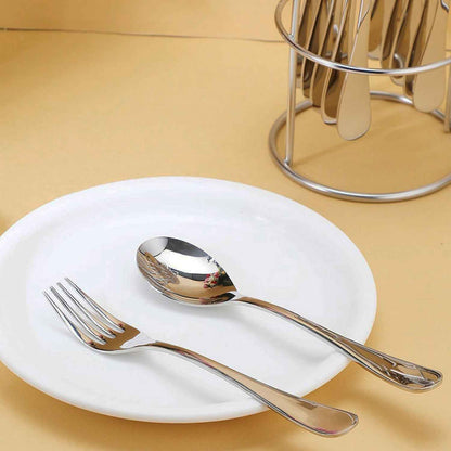 Apex Premium Stainless Steel Cutlery (16  Pc  Set)
