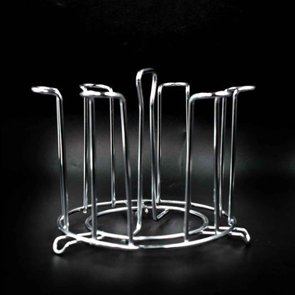2741 Ss Round Glass Stand Used For Holding Sensitive Glasses And All Present In All Kinds Of Kitchens Of Official And Household Places Etc.
