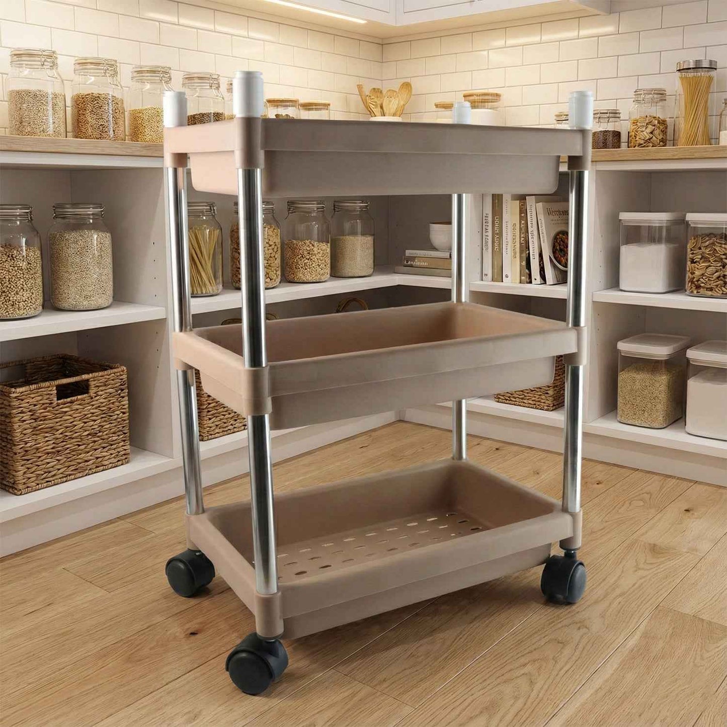 3 Layer Multipurpose Storage Trolley - BeSh Deals®