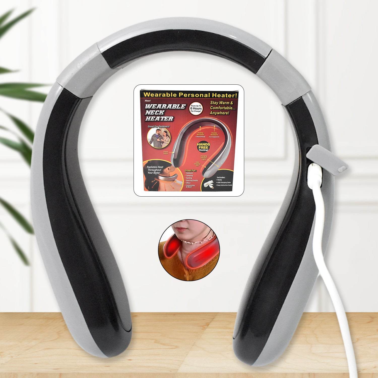 Usb Type C Rechargeable - Wearable Neck Heater  (1 Pc) - Best Deals at BeSh Deals®