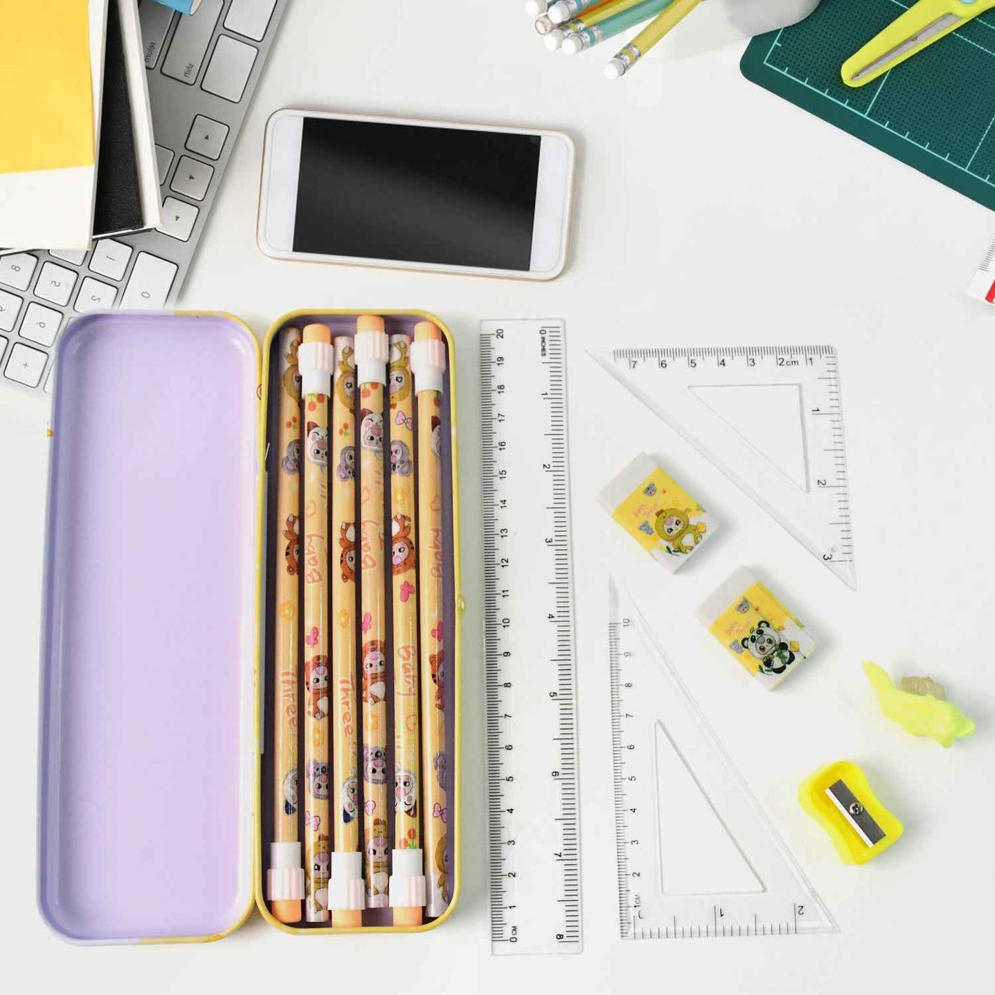 Complete Stationery Geometry Box (1 Set)