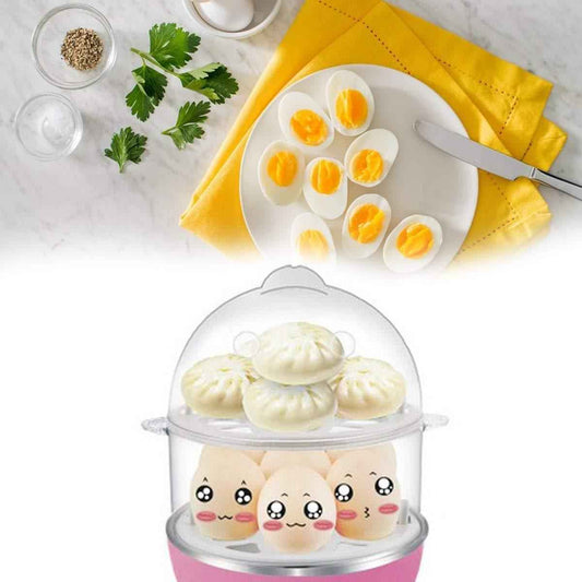 115 Multi-function 2 Layer 14 Egg Cooker Boilers  Steamer