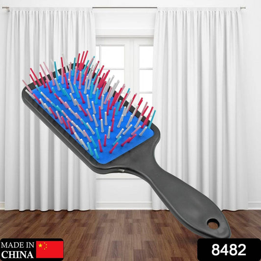 8482 Massage Comb Massage Hair Brush Ergonomic Matt Disappointment For Straight Curly Hair Cushion Curly Hair Comb For Detangling Professional Comb For Men And Women For All Hair Types Home Salon Diy Hairdressing Tool  (1 Pc) - Best Deals at BeSh Deals®