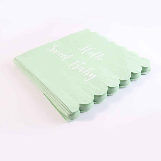 Hello Sweet Baby Party Paper Napkins (31 X 31 Cm  24 Pc)