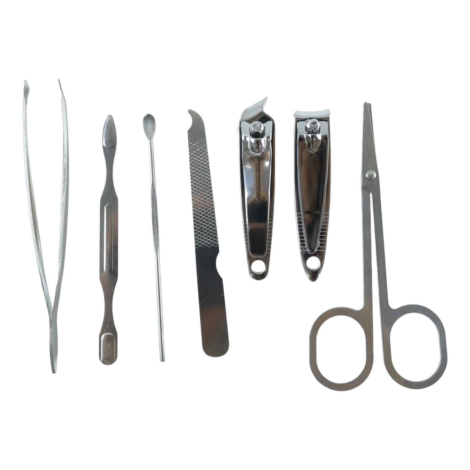 7 In 1 Stainless Steel Manicure Pedicure Grooming Kit