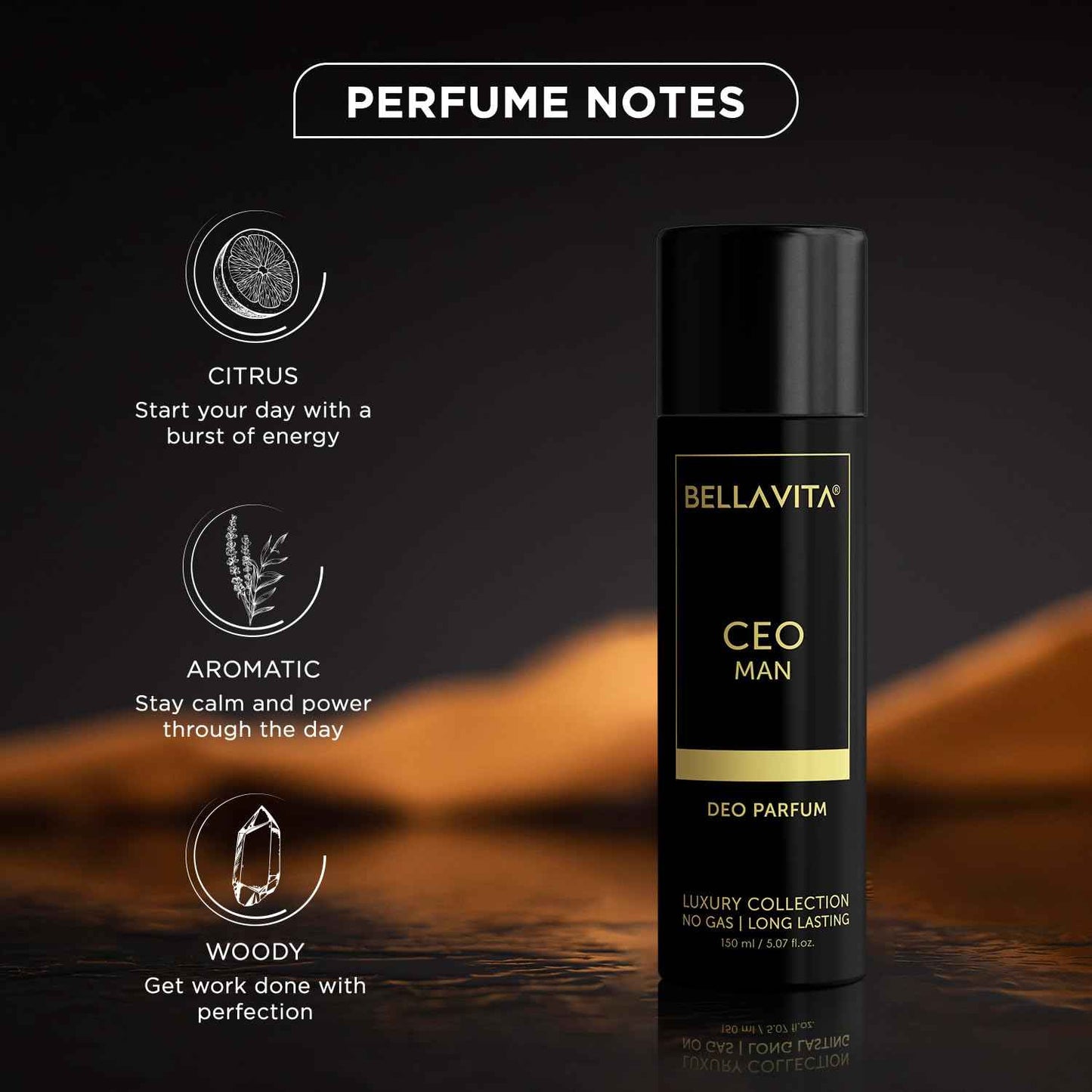 Bellavita Premium Ceo Man Deo Perfume Body Spray 150 Ml