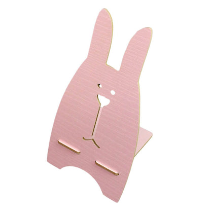 Wooden Cute Lovely Rabbit Design Mobile Stand (1 Pc) - Best Deals at BeSh Deals®