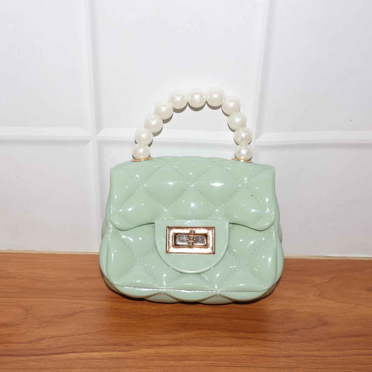 Elegant Quilted Mini Handheld  Sling Fashion Handbag (1 Pc)