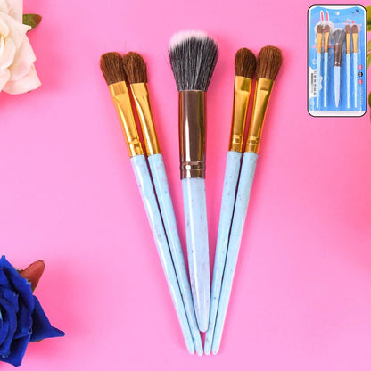 5pc Makeup Brush Tools Kit (5 Pcs Set  Mix Color) - Best Deals at BeSh Deals®