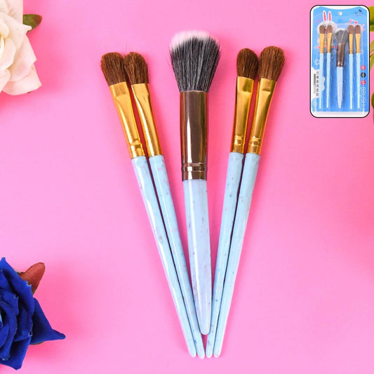 5pc Makeup Brush Tools Kit (5 Pcs Set  Mix Color) - Best Deals at BeSh Deals®