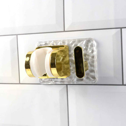 Wall Mounted Broom  Mop Holder With Strong Grip Clips