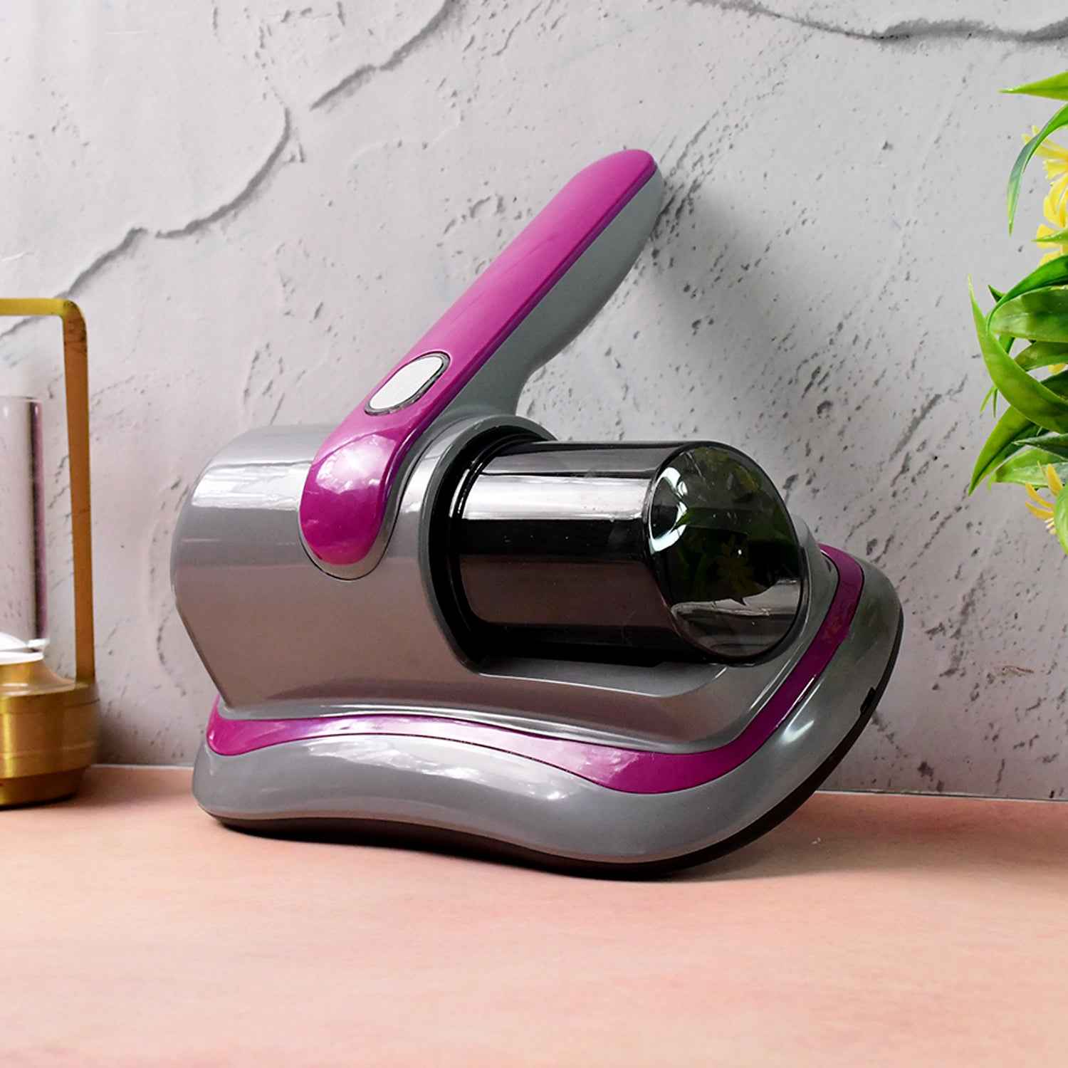0227 Powerful Suction Portable Handheld Vacuum Cleaner - Low Noise Vacuum Cleaner For Bed - Cordless Vacuum Cleaner For Car Seat Crevices Pillows Mattresses Sofas Wireless Anti Dust And Mite Cleaner