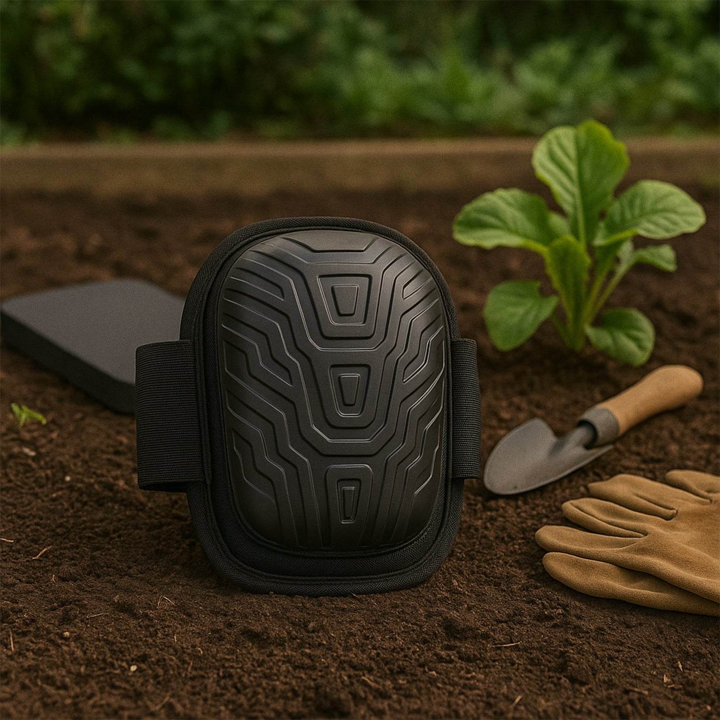 Heavy-duty Work Knee Pad With Shock-resistant Shell  Adjustable Straps (1 Pc) - Best Deals at BeSh Deals®