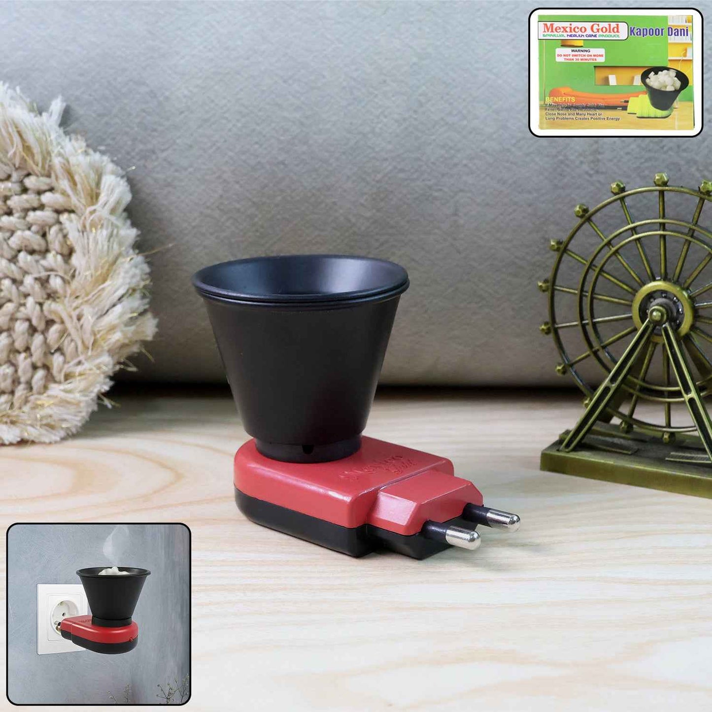 Electric Kapoor Dani Camphor Diffuser (1 Pc)