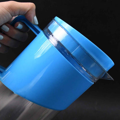 Transparent Stylish Premium Jug With Elegant Handle (2000 Ml Jug Approx  4 Pcs Plastic Glass)