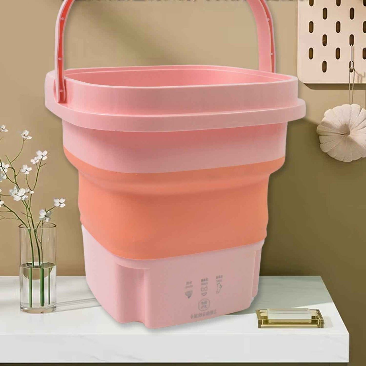 Portable Washing Machine Foldable Washer And Dryer Combo (1 Set Mix Color) - BeSh Deals®