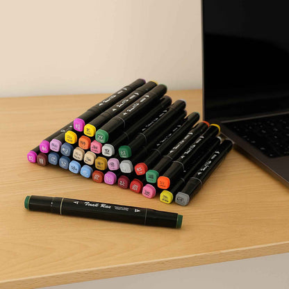 Dual-tip Sketch Markers Set (48 Pc)