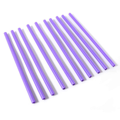 Reusable Plastic Drinking Straws Pack Of 10