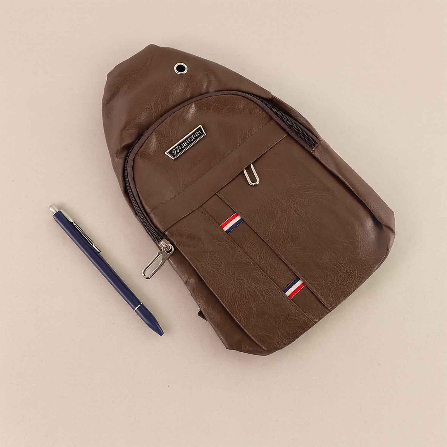 13112 Waterproof Anti Theft Cross-body Fanny Pack Waist Bag Shoulder Bags Chest Men Casual Fashion Usb Charging Earphone Hook Sling Travel Bag (1 Pc)