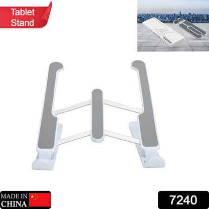 7240 Adjustable Laptop Stand Holder With Built-in Foldable Legs And High Quality Fibre