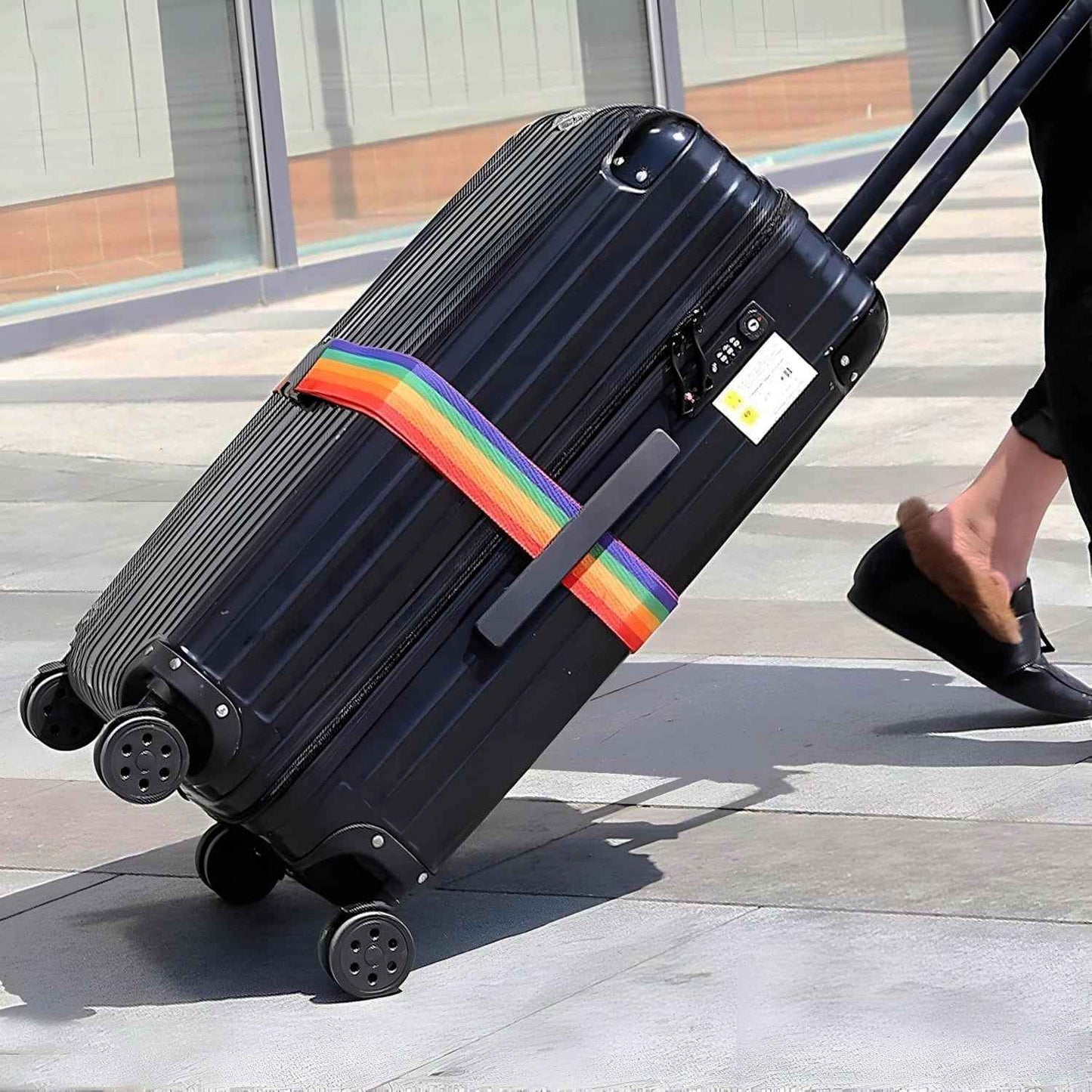Heavy-duty Rainbow Webbing With 3-digit Code Lock