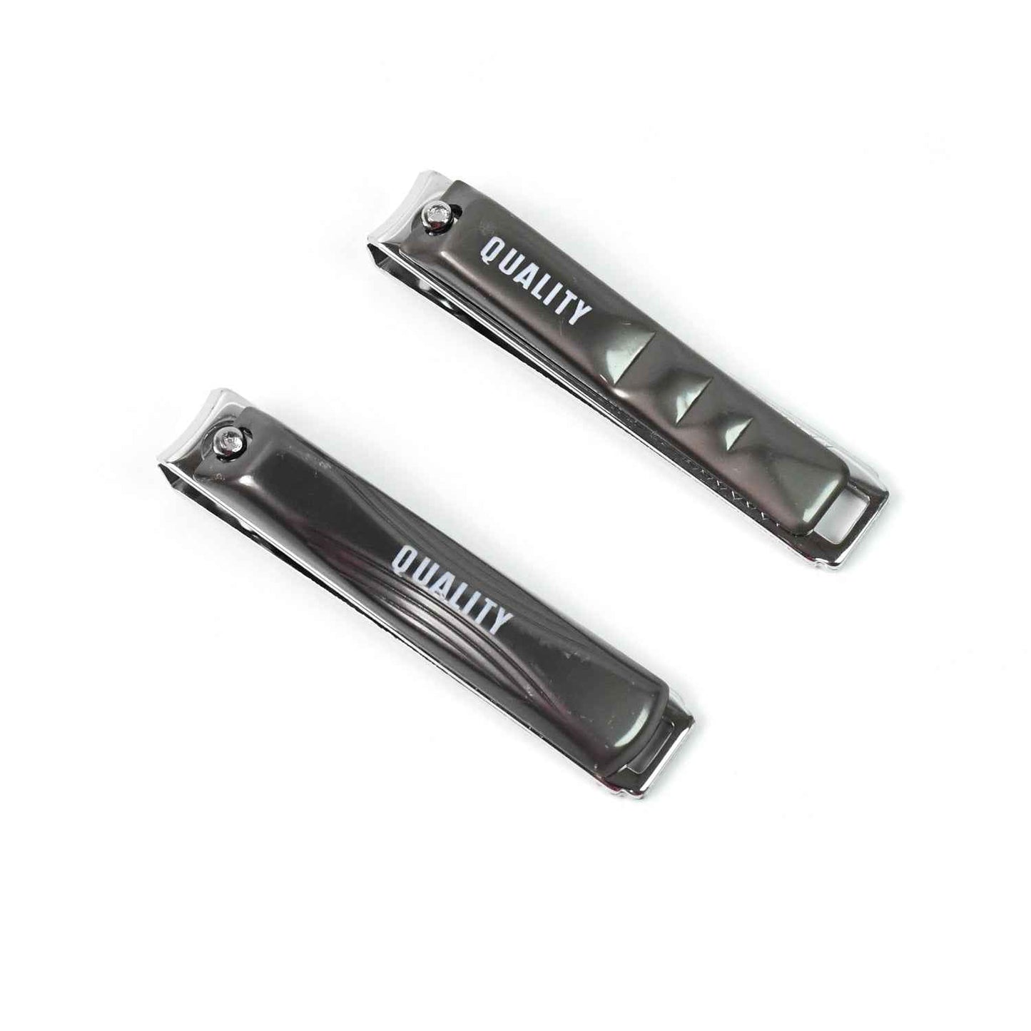 Stainless Steel Folding Portable Large Nail Clippers With Nail File (1 Pc)