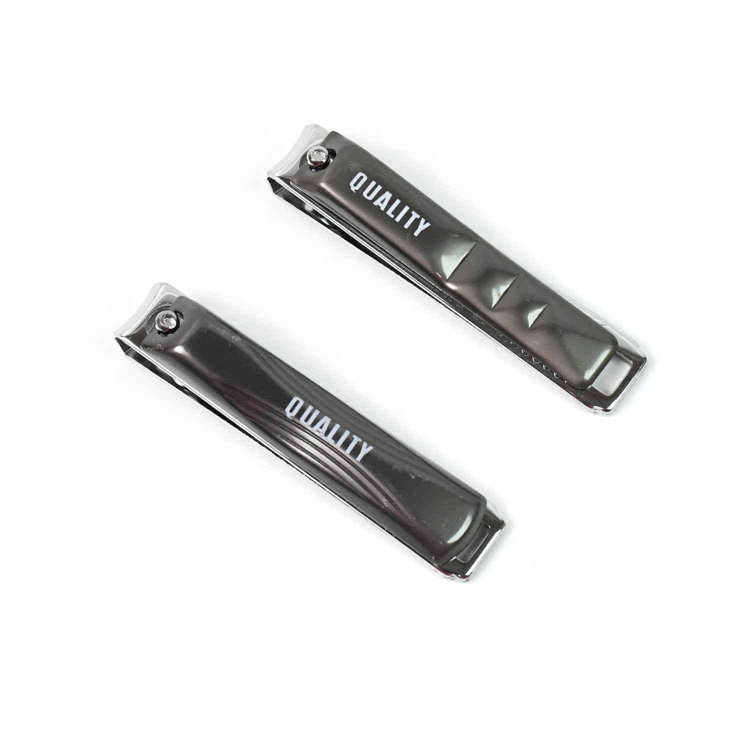 Stainless Steel Folding Portable Large Nail Clippers With Nail File (1 Pc)