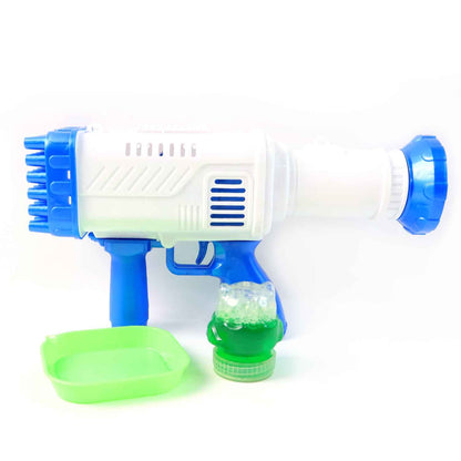 32 Holes Big Rechargeable Powerful Machine Bubble Gun Toys (1 Set)