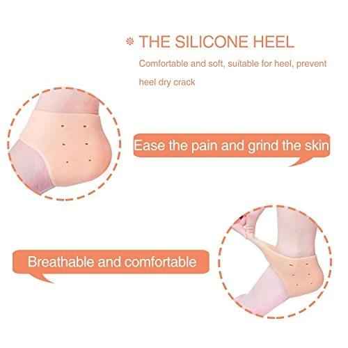 339 Moisturizing Skin Softening Silicone Gel For Dry Cracked Heel Repair (Multicolour)