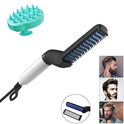 348 Mens Beard And Hair Curling Straightener (Modelling Comb) - Best Deals at BeSh Deals®