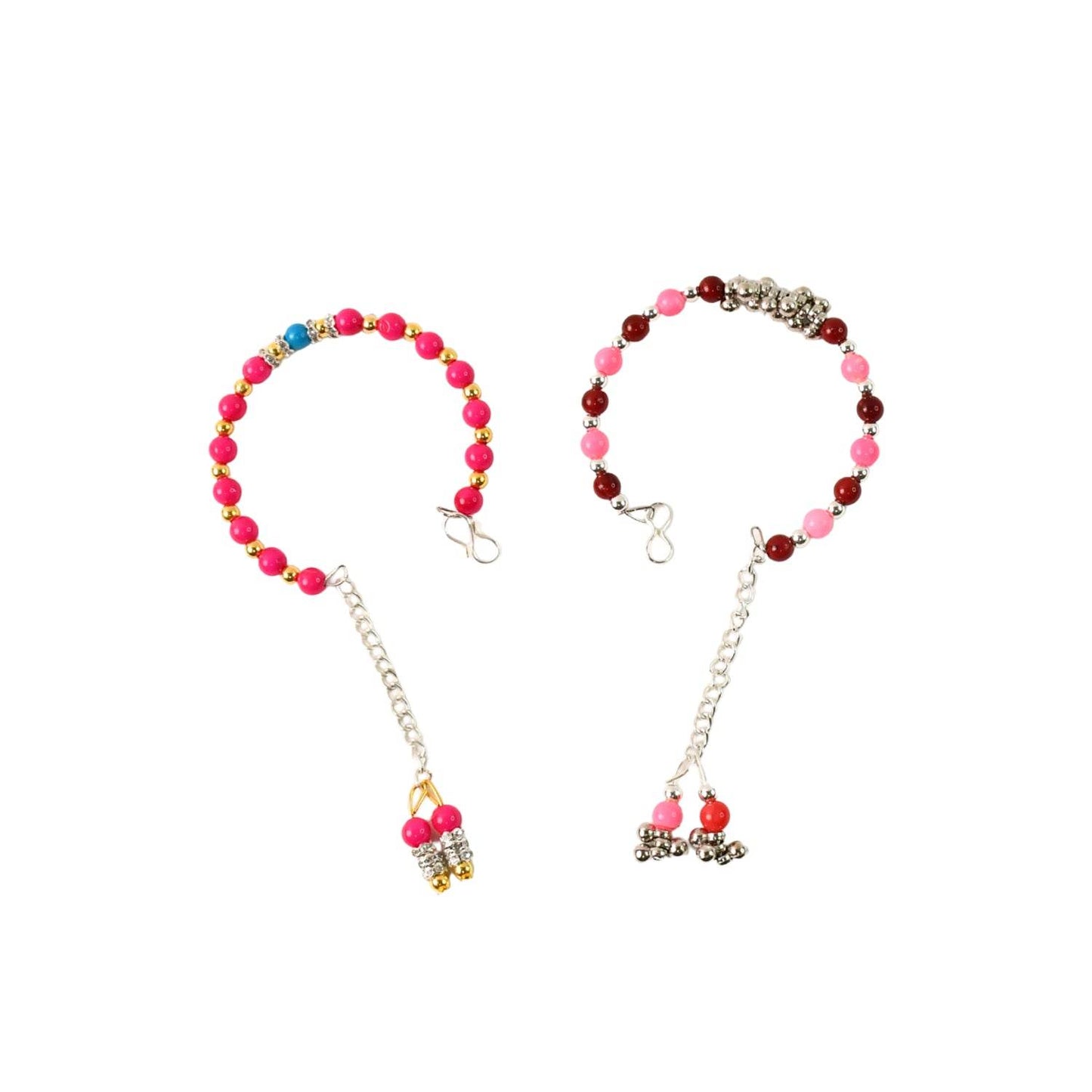 Traditional And Trendy Beaded Bracelet With Adjustable Chain (1 Pc) - Best Deals at BeSh Deals®