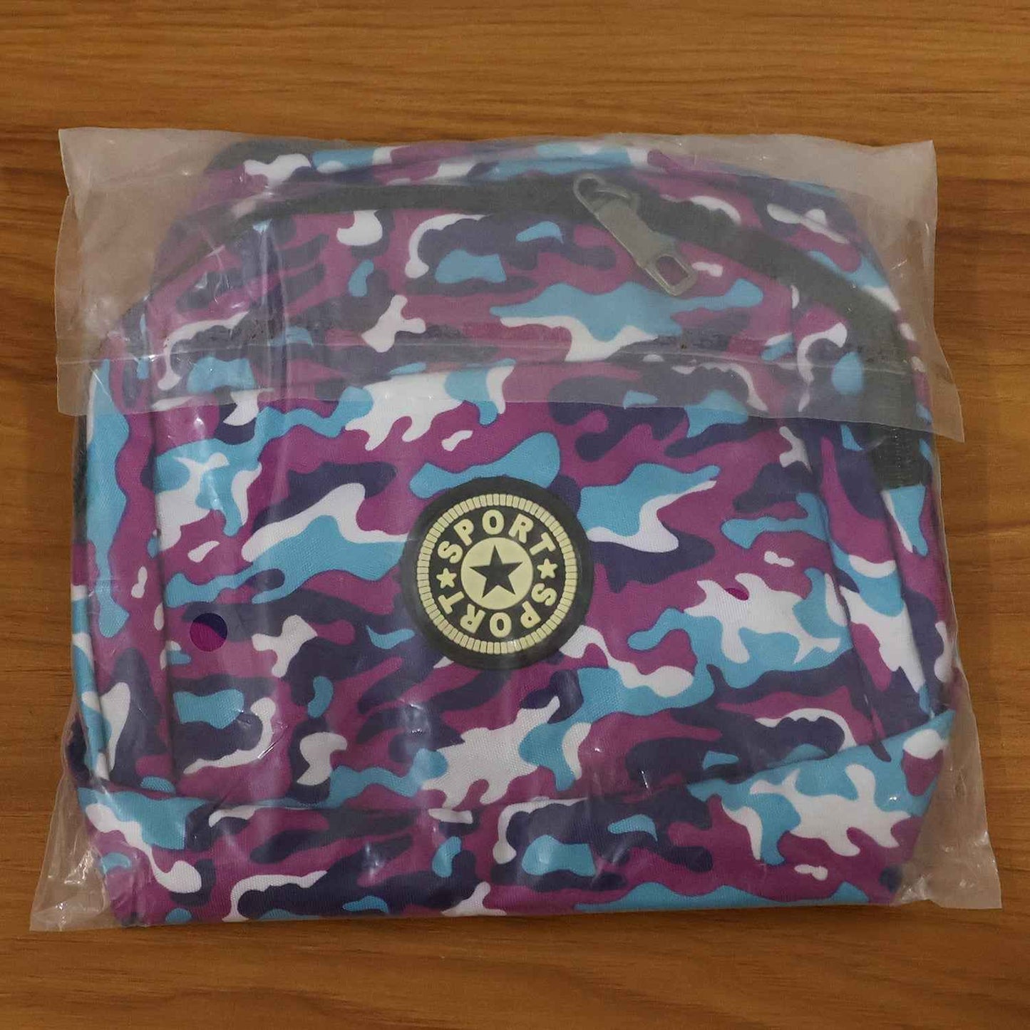 Stylish Camouflage Print Waist Bag (1 Pc)