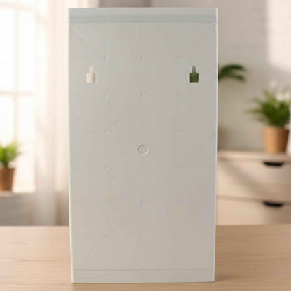 Wall Mounted Rotating Bathroom Mirror Cabinet (1 Pc 22x42 Cm)