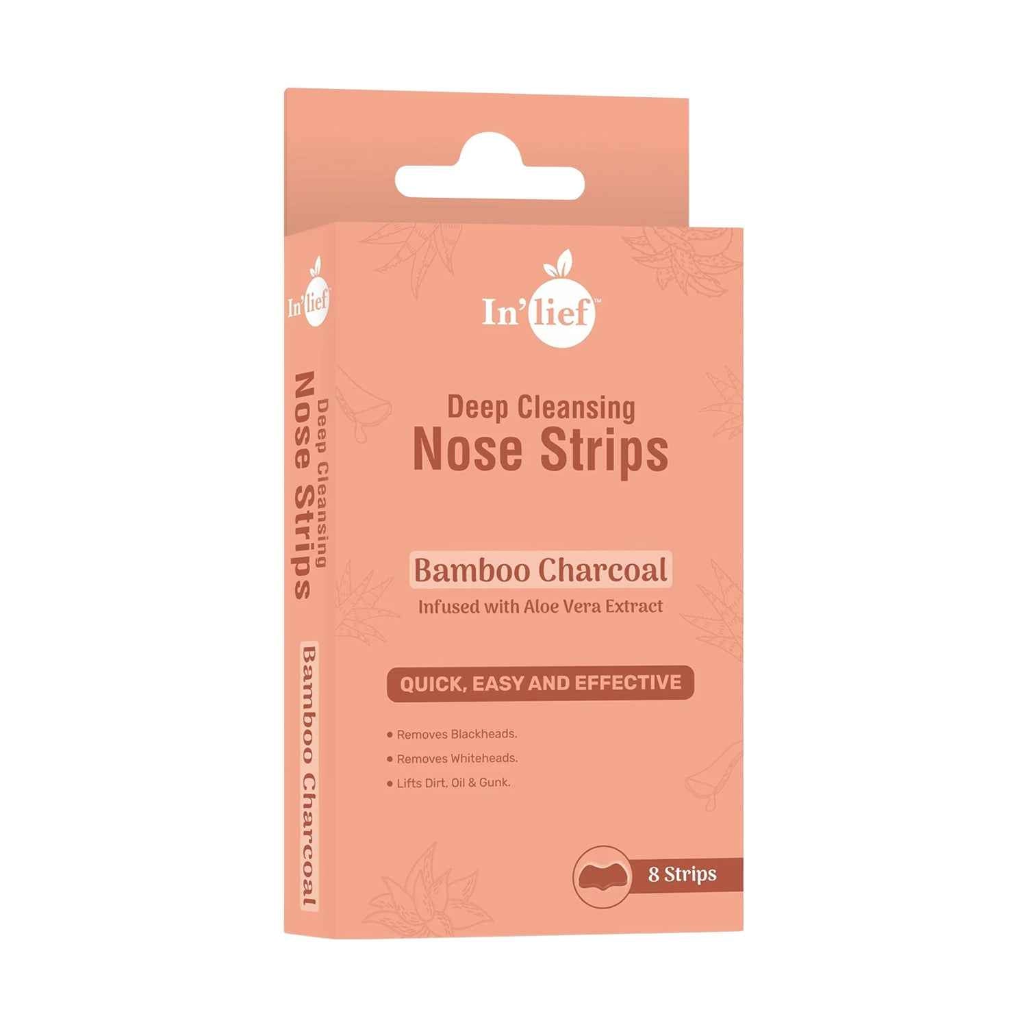 Inlief Bamboo Charcoal Deep Cleansing Nose (8 Strips)