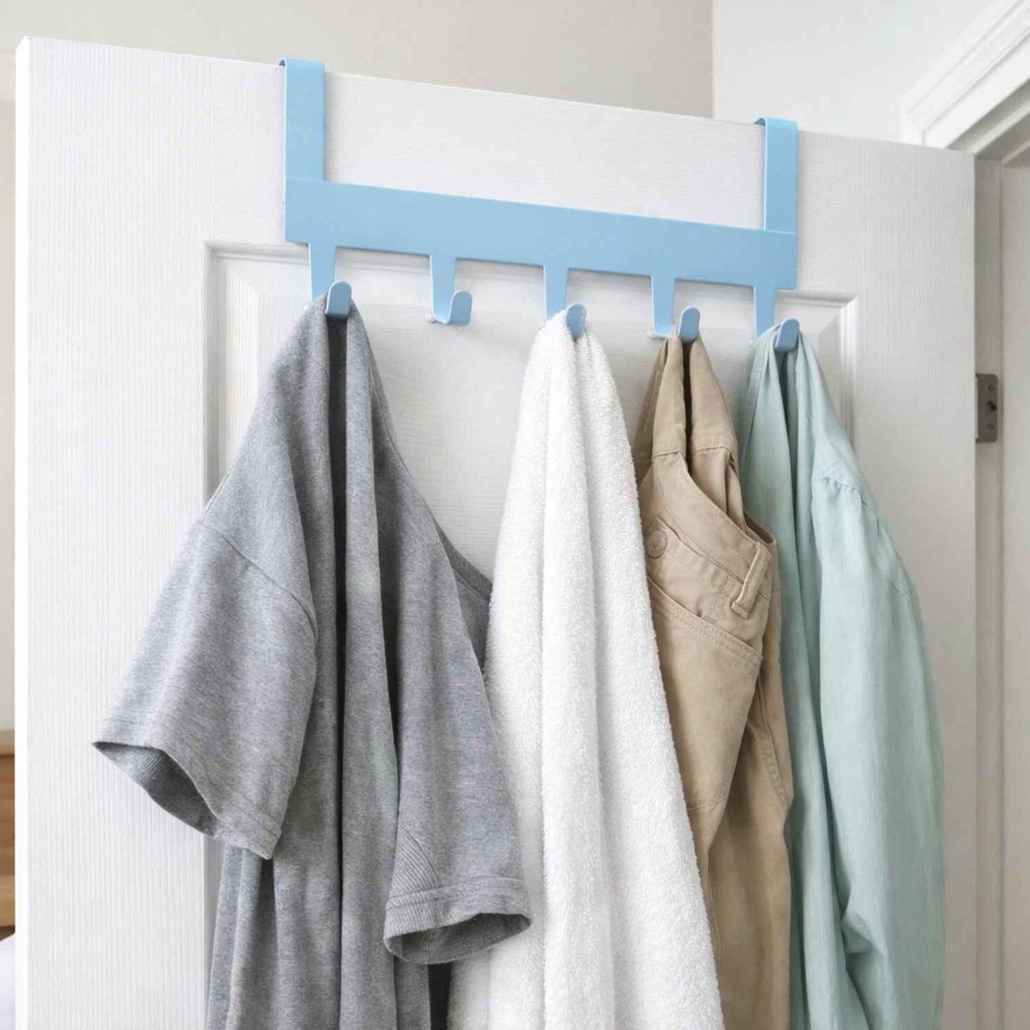 Multi Purpose Metal 5 Hook Hanging Rack (1 Pc)