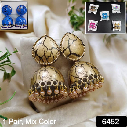 Jhumka Earrings  Buti For Women  Girls (1 Pair  Mix Color  Design) - Best Deals at BeSh Deals®