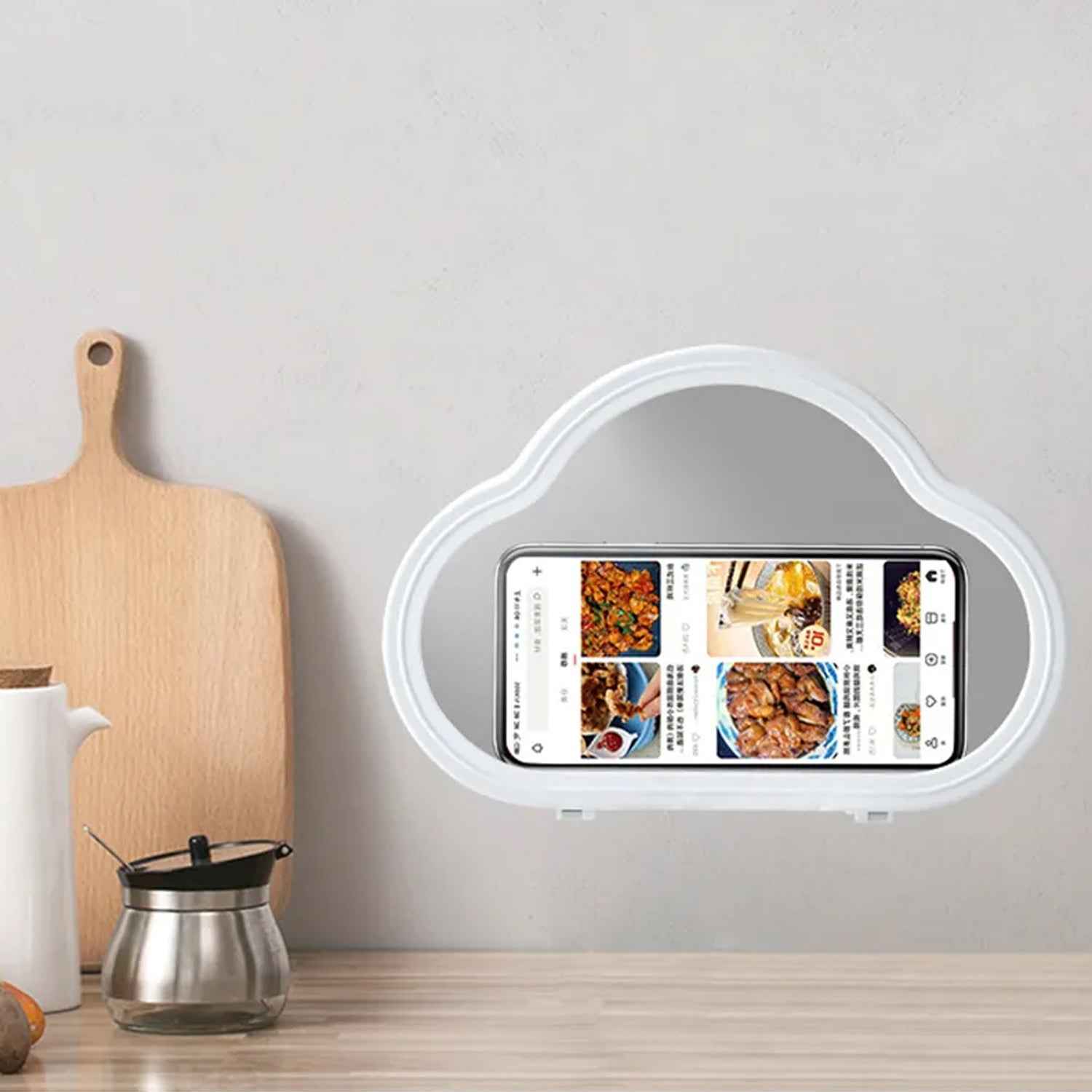 Smartphone  Mobile Stand Waterproof Case Smartphone Stand Case (1 Pc Orange)