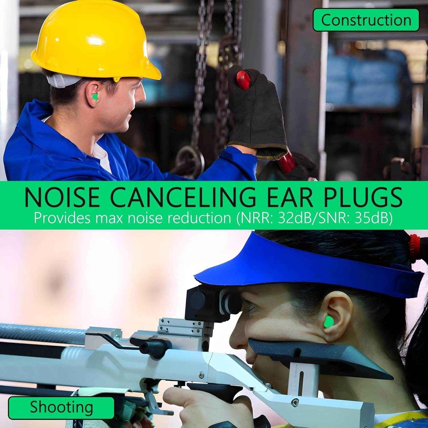 Earplugs Noise Reduction For Noise (1 Pair Foam) - Best Deals at BeSh Deals®