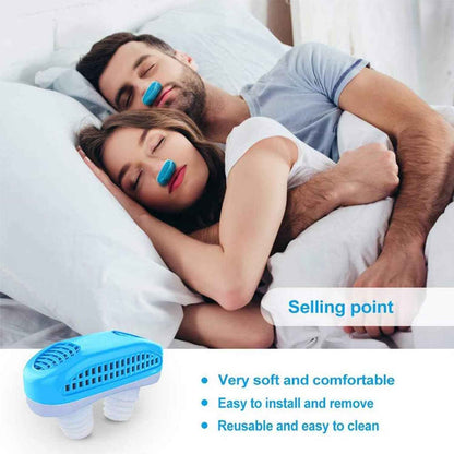 2 In 1 Anti Snoring And Air Purifier Nose Clip Anti Snoring Device (1 Pc  With Plastic Case)