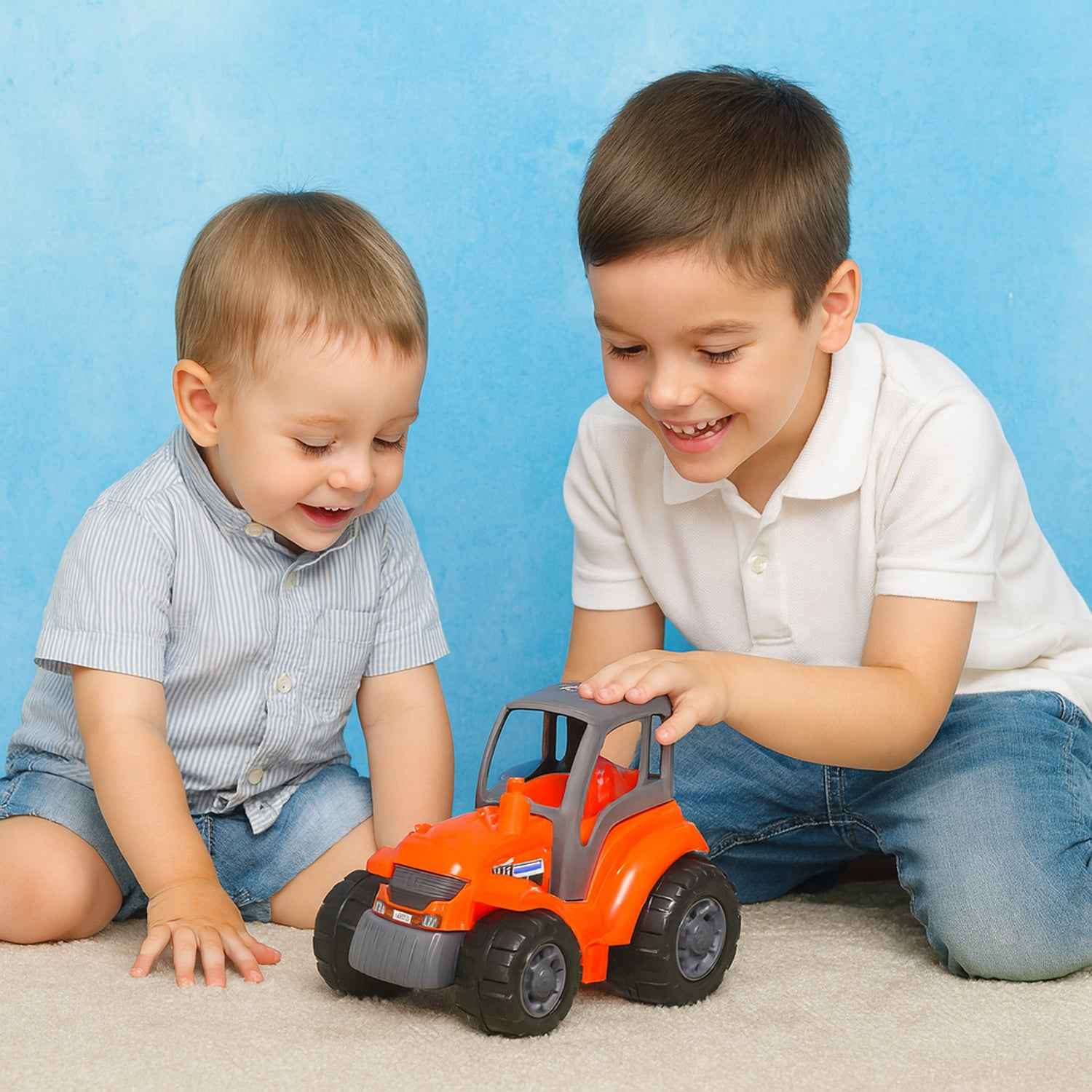 Funwoods Kids Friction Powered Tractor Toy - (1 Pc)