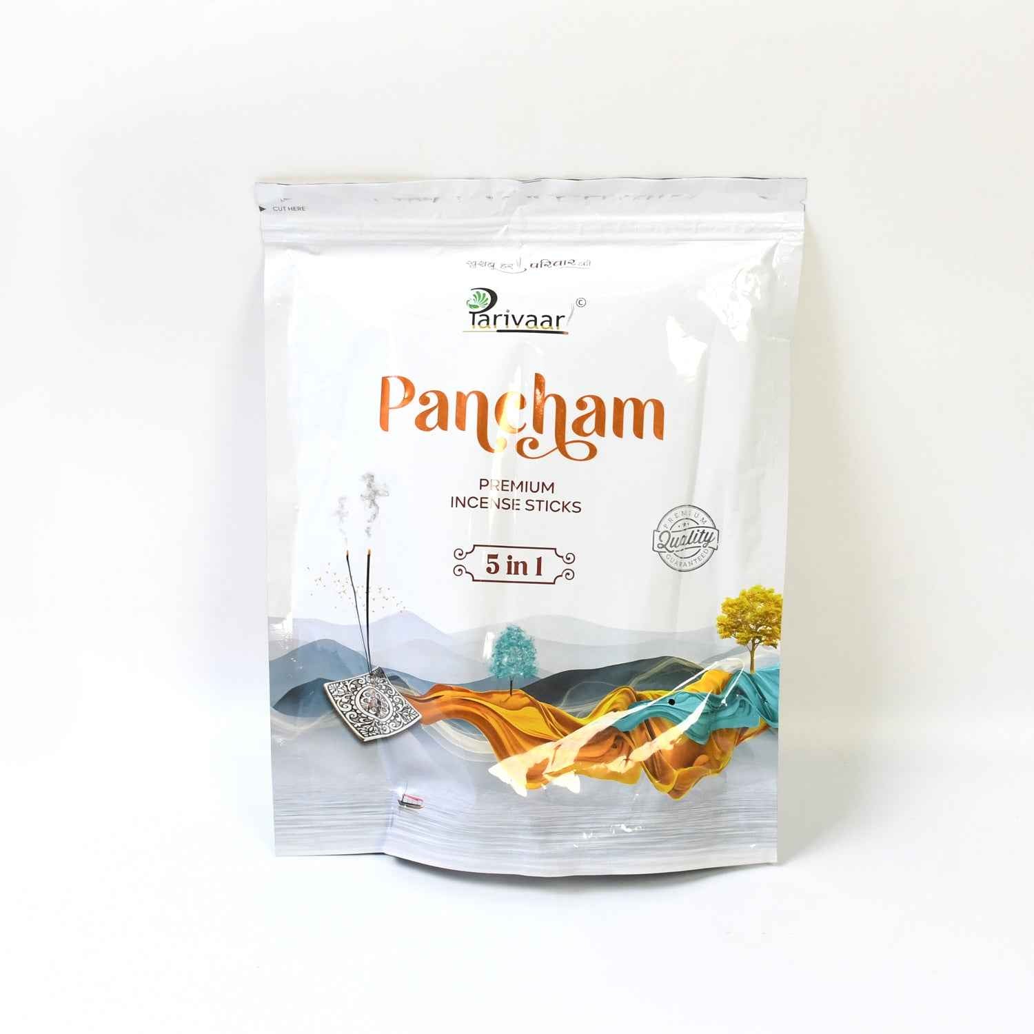 5in1 Pancham Premium Agarbatti  Incense Sticks (450 Gm)