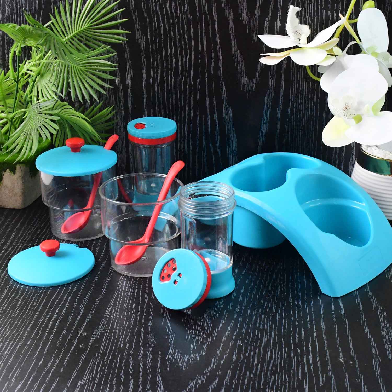 Supermom 4X Pickle With Salt Pepper Storage Set - BeSh Deals®