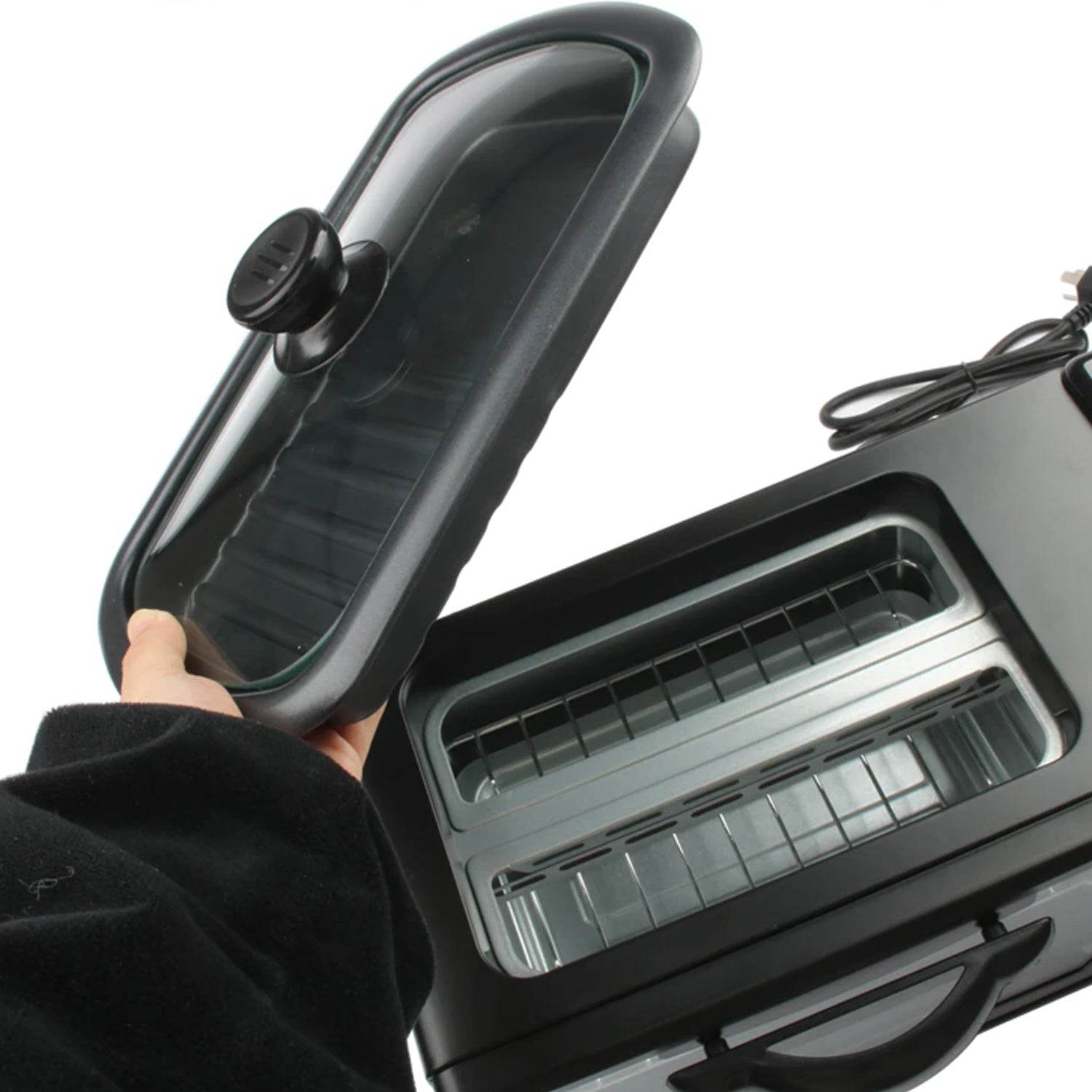 2788 3 In 1 Breakfast Maker Portable Toaster Oven Grill Pan  Coffee Maker Full Breakfast Ready At One Go - Best Deals at BeSh Deals®