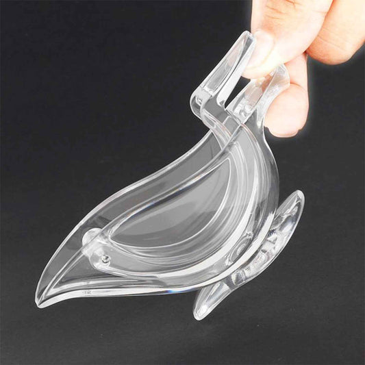5345 Manual Lemon Slice Squeezer Portable Transparent Fruit Juicer Orange Citrus Manual Bird Shape Hand Juicer For Orange Lemon Limefor Kitchen (Color Box)