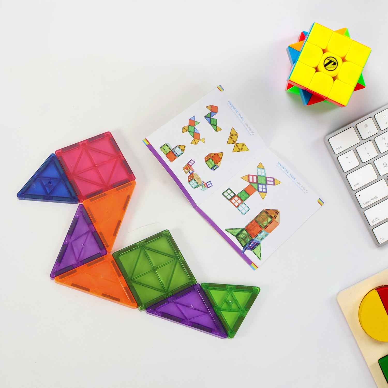 Magnetic Building Tiles - (26 Pc  Set)