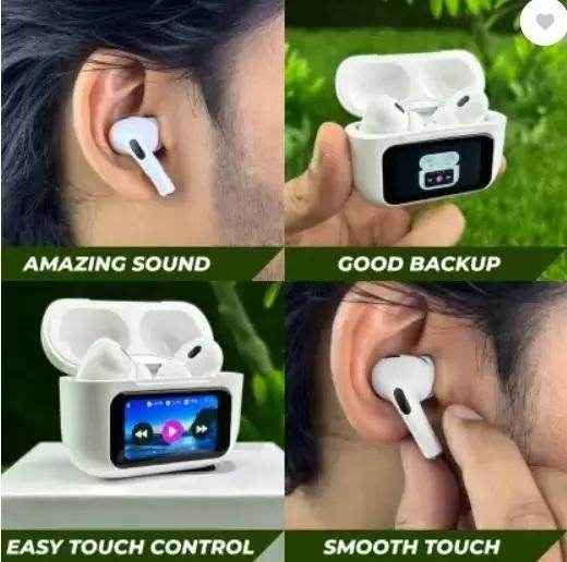 Smart Wireless Earbuds with LCD Touch Screen - Best Deals at BeSh Deals®
