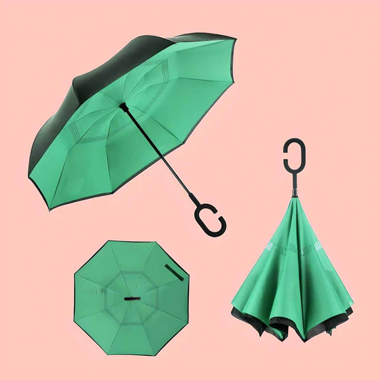 Double Layer Inverted Reversible Umbrella (Multicolor) - Best Deals at BeSh Deals®